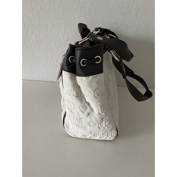 Juicy Couture Angel Chocolate & Cream Vintage Dreams Daydreamer Tote Bag NEW - Picture 7 of 16